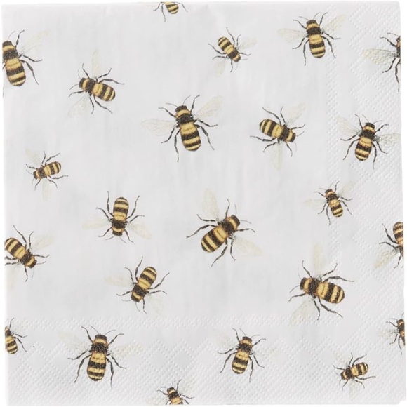 Save The Bees 20ct Cocktail Napkins - Picture 4 of 11